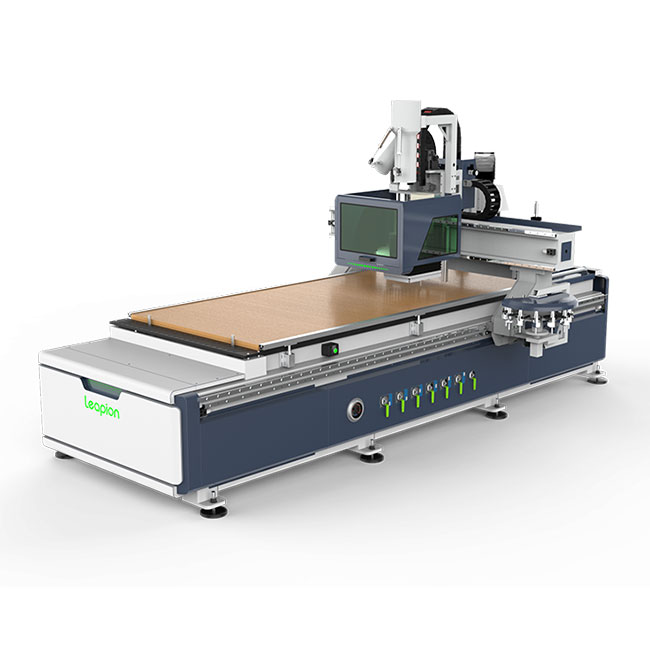 Máquina enrutadora CNC de doble cabezal ATC Cut & Drill